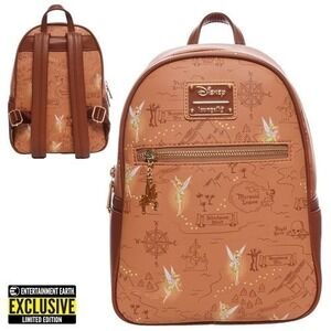 Peter Pan Neverland Map Mini-Backpack - Entertainment Earth Exclusive